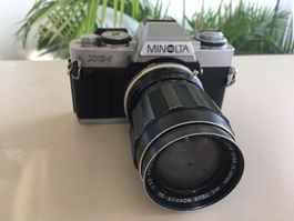Minolta XG - 1 ! mit Tele-Objektiv !