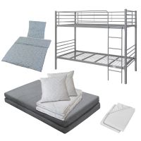 Metall-Etagenbett 90x200 Komplettset NEU