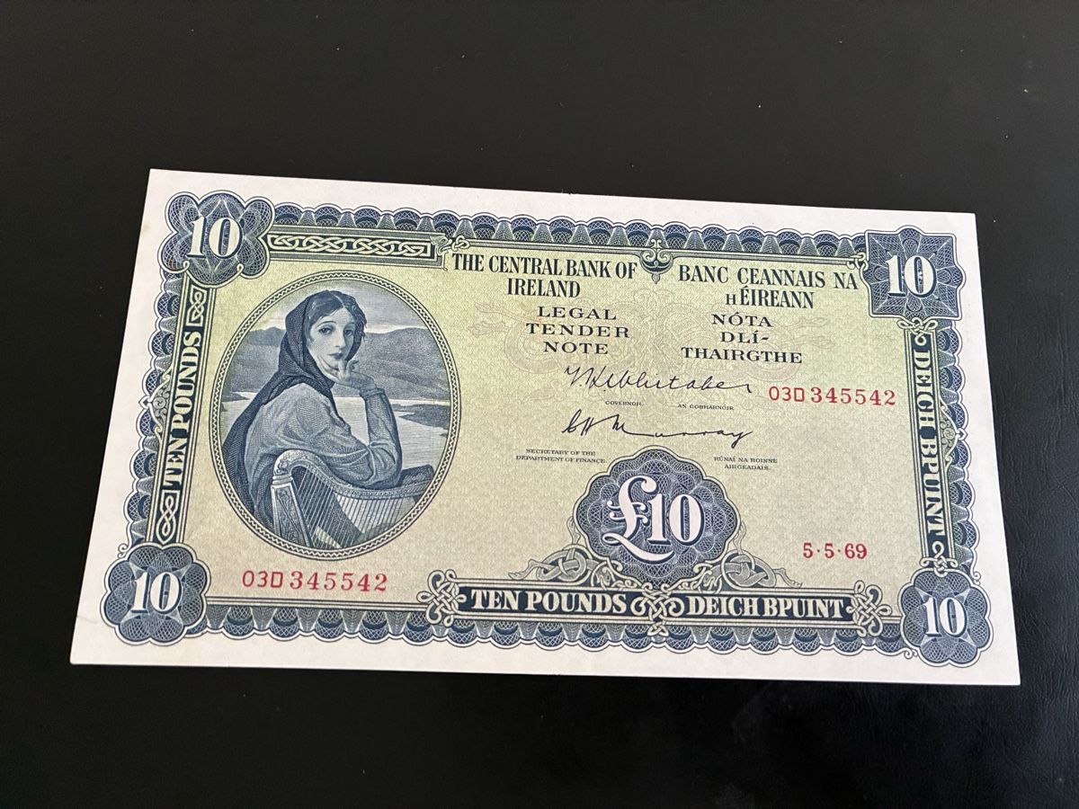 Banconote: Lady Laverie 10 Pound 1969 – Usato da Dällikon venduto da Woldbanknoten