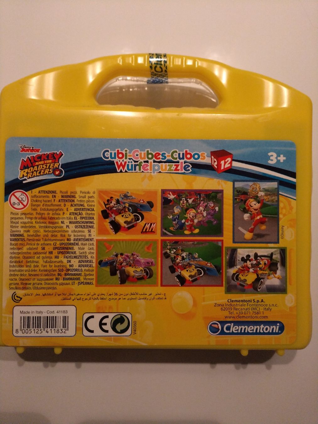 Clementoni Puzzle: Mickey Mouse Würfelpuzzle, Clementoni, im Köfferli – Nuovo e nell'imballaggio originale da Winterthur venduto da pjuma01 1