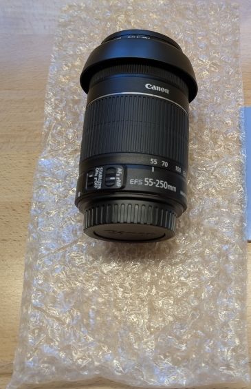Canon Obiettivi: Objectif Canon EFS 55-250mm bon état – Usato da Ipsach venduto da Rider2610
