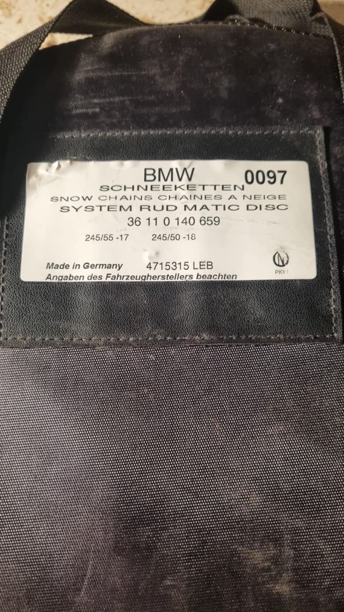 Catene da neve: BMW SCHNEEKETTEN – Usato da Saanen venduto da SoniaMichaela 3