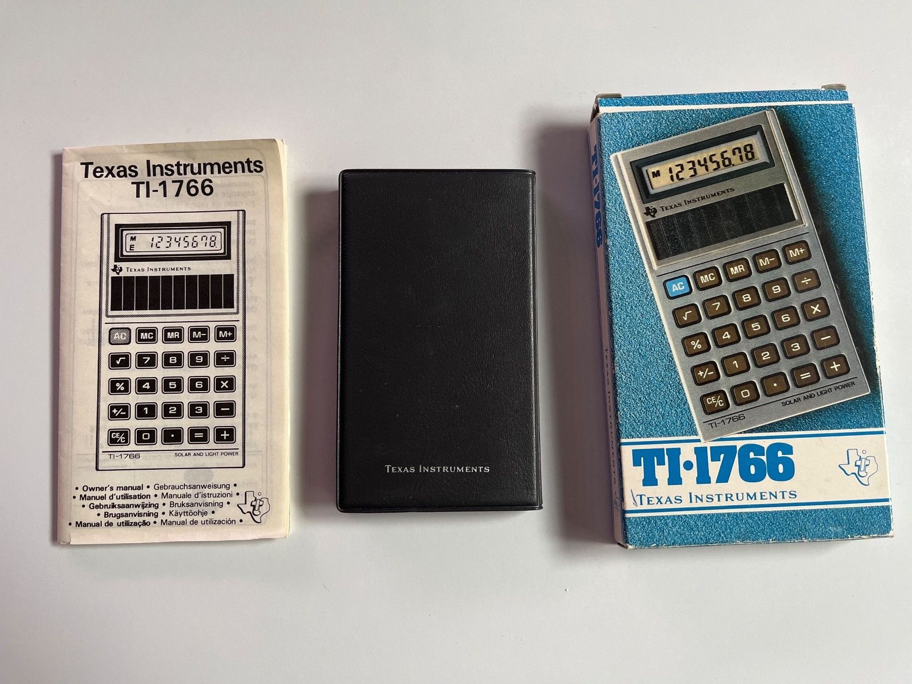 Texas Instruments Calcolatrici tascabili: Rechner Texas Instruments TI-1766 - Jg 1981 – Usato da Zollikofen venduto da pico27 1