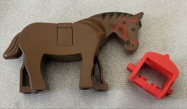 LEGO Pferd mit Sattel