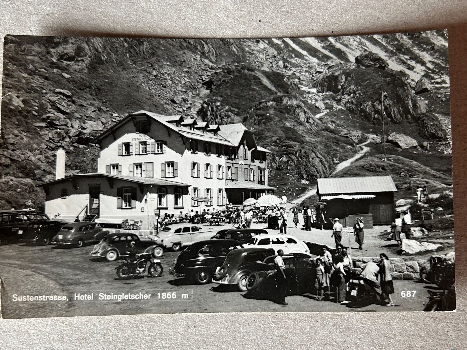 Cartoline postali: AK Hotel Steingletscher 1866m – Usato da Untervaz venduto da buesmig