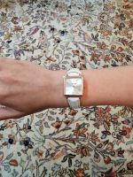 Elegante Rodier Damenarmbanduhr in Roségold