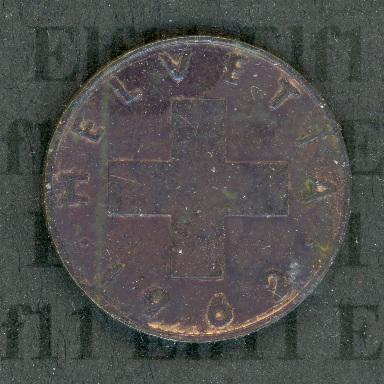 Tutti le monete: CHF___0.01 1962 ss-vz 1 Rappen – Usato da Widnau venduto da Elf11