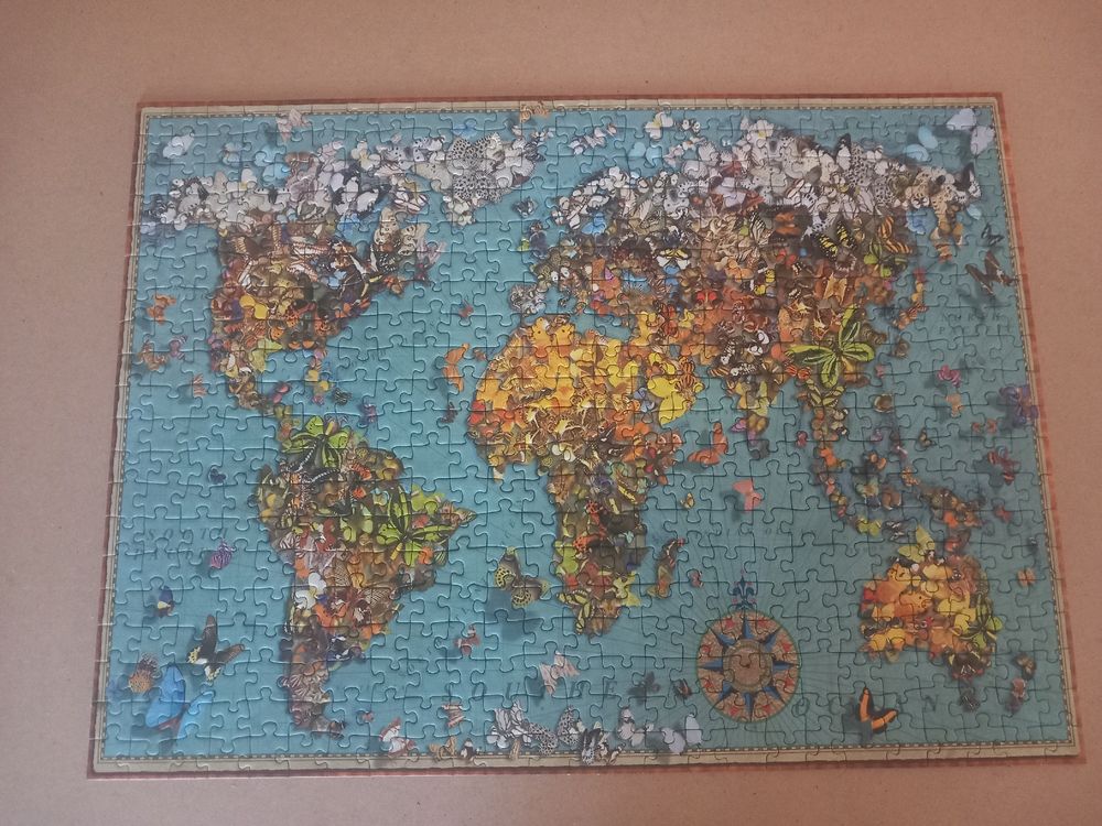 Ravensburger Puzzles: Ravensburger Puzzle Weltkarte, 500 Teile, Top Zustand! – D'occasion à Nänikon par Haexli_70 1