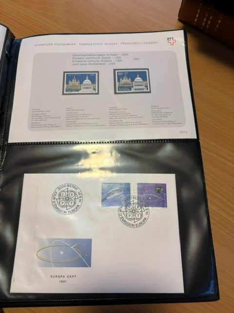 Alle Briefmarken: Suisse 1991 - Collection complète – Neu (gemäss Beschreibung) aus Palézieux von MyriamEdward 3