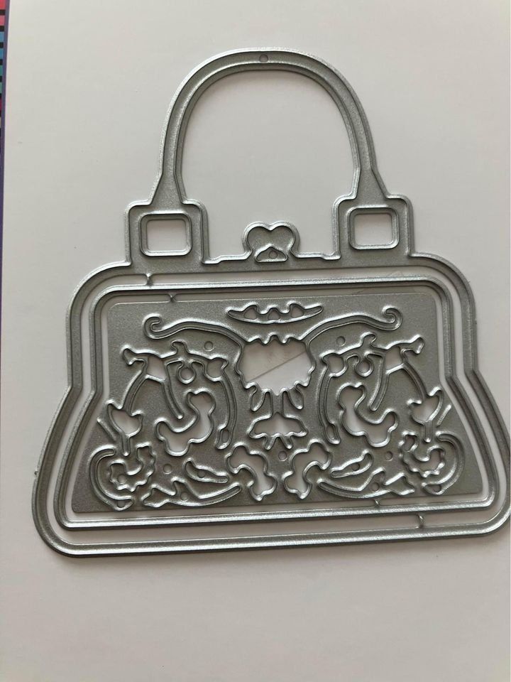 Sciablone: Neues Stanzschablonen-Set Handtasche – Nuovo e nell'imballaggio originale da Effretikon venduto da wenuss 3