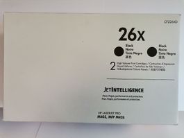 2x Original HP 26X (CF226XD) Toner Schwarz – Doppelpack XXL