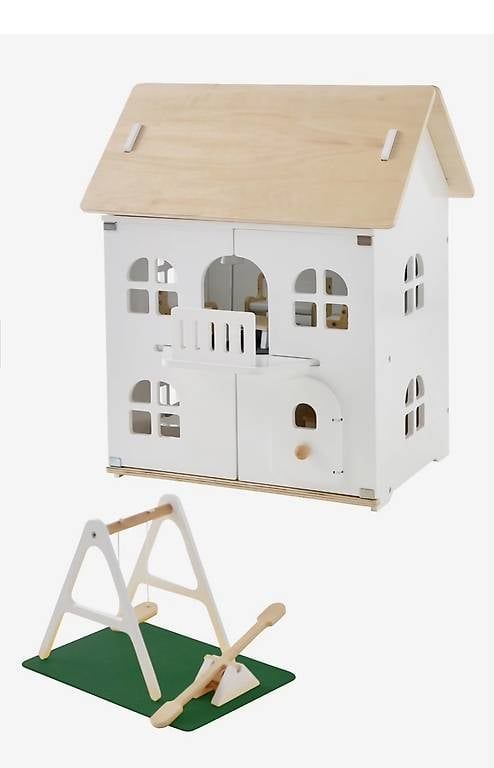 Case e mobili per bambole: Puppenhaus aus holz – Nuovo e nell'imballaggio originale da Zumikon venduto da muca33 1