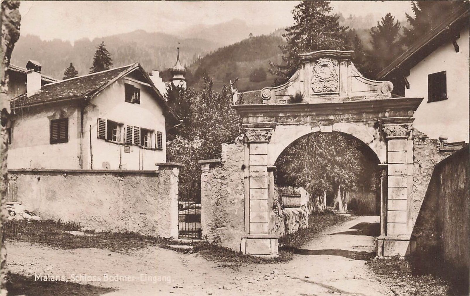 Cartes postales: Malans GR schloss Bodmer – D'occasion à Biasca par Blenio71