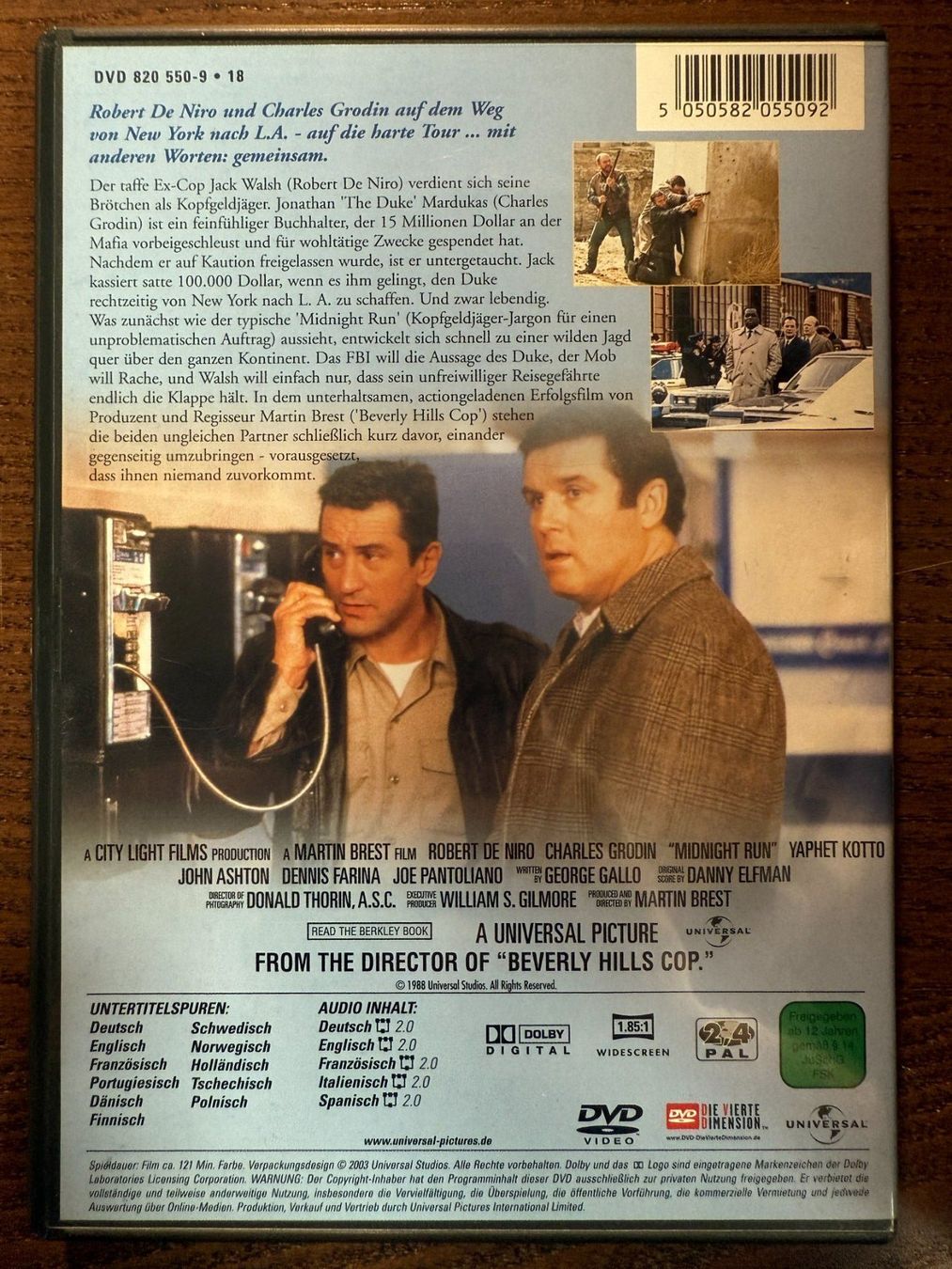 Tutti i DVDs: Midnight Run - Fünf Tage bis Mitternacht – Usato da Zürich venduto da FilmFreunde 1