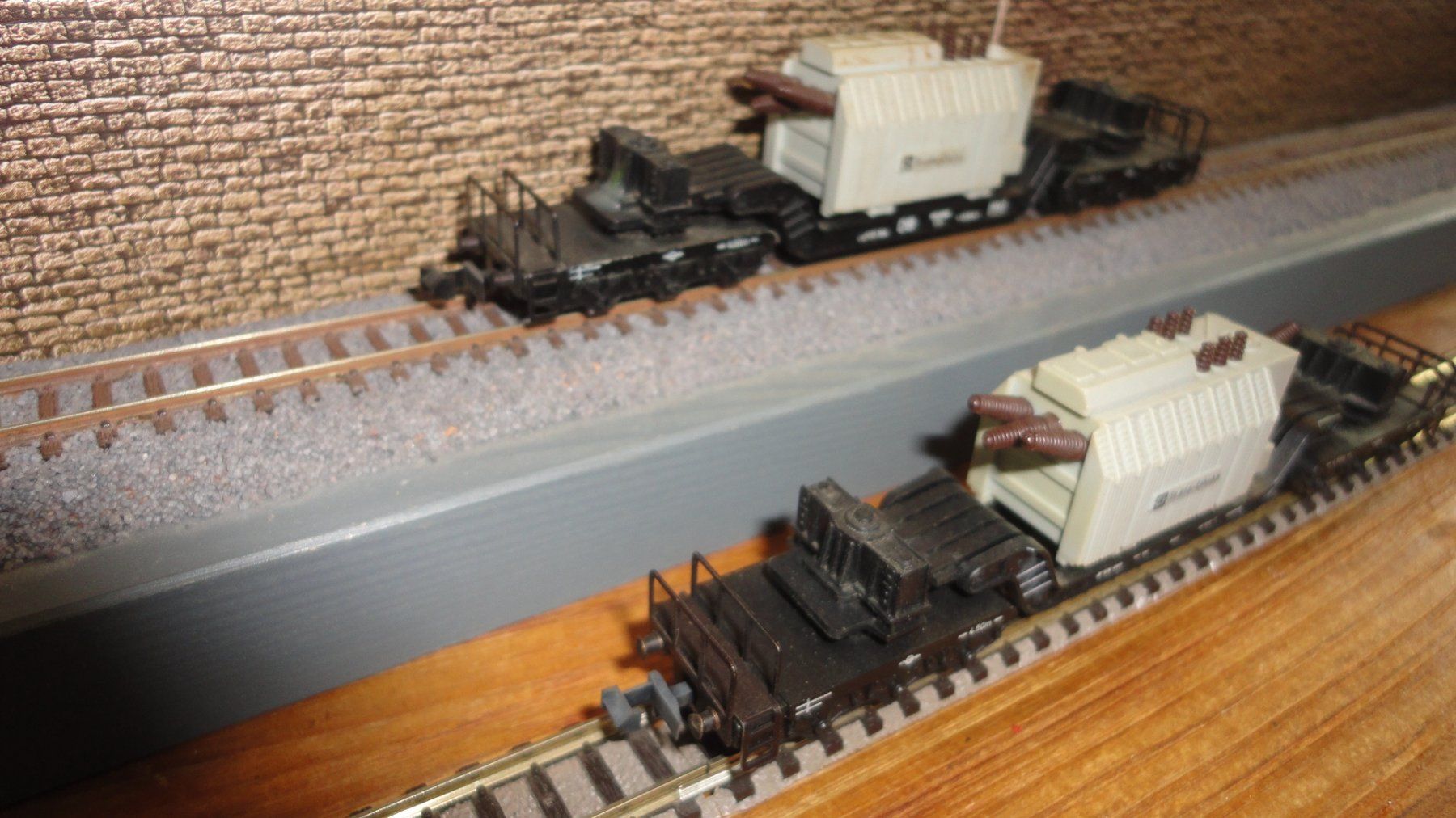 Modellini di ferrovie: 2 Trafowagen Spur N – Usato da Rheinfelden venduto da swiss_top 1