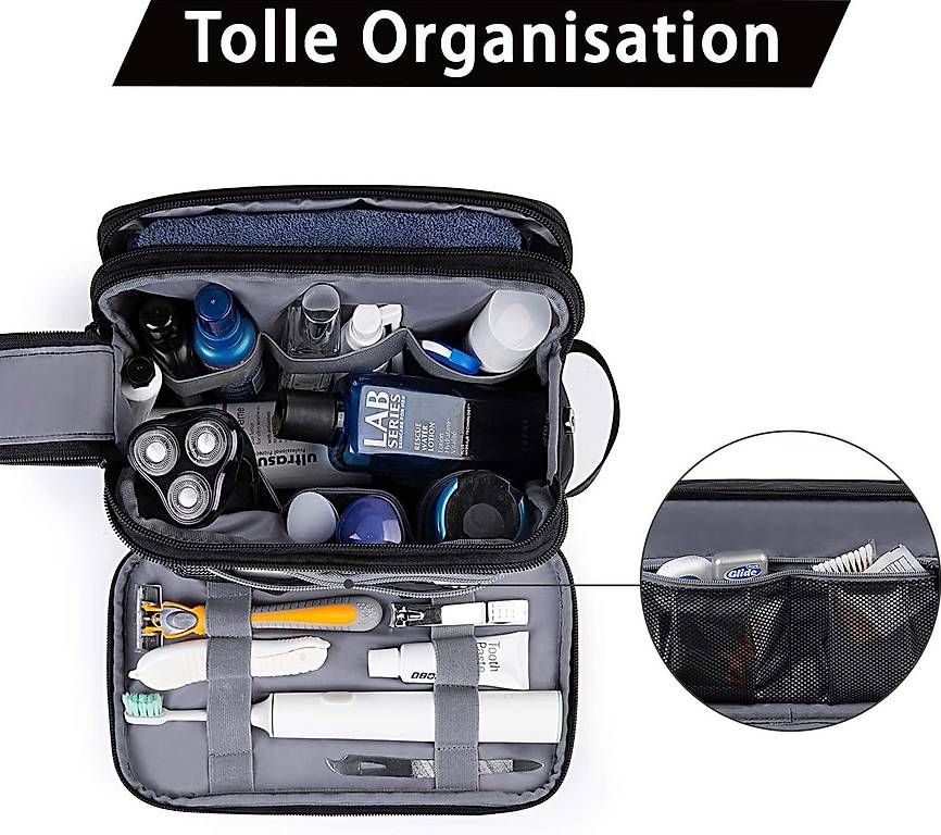 Kosmetikkoffer: Necessaire Bagsmart schwarz ***neu*** – Neu (gemäss Beschreibung) aus Niederuzwil von Sonne026
