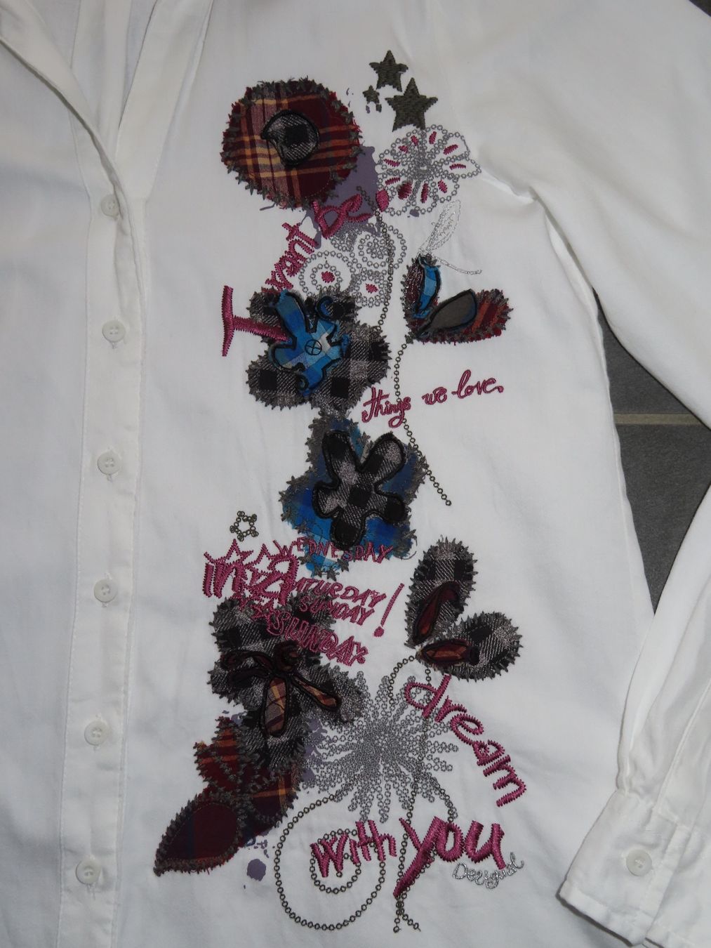Desigual Camicette: DESIGUAL Traum-Bluse/Hemd Rainbow collection Gr.S +++top +++ – Nuovo (secondo la descrizione) da Wallenried venduto da Asyano 2