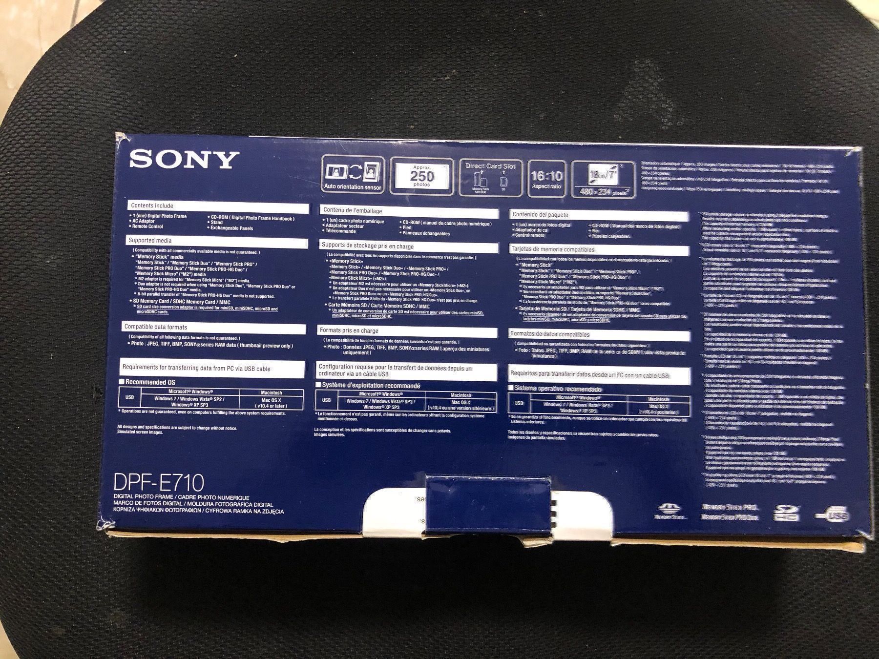 Sony Monitor: Sony S Frame – Nuovo (secondo la descrizione) da Aarburg venduto da saluvava 1