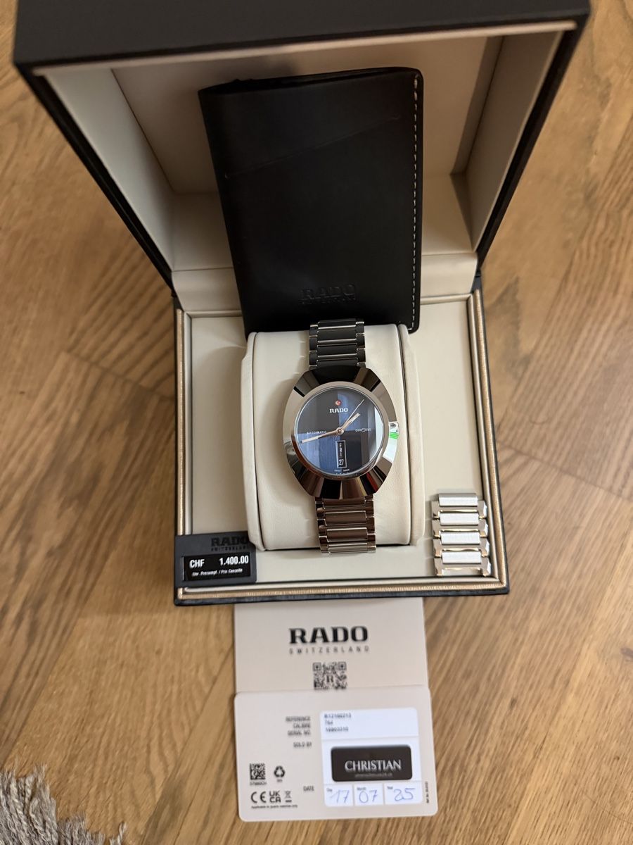 Rado Orologi: Orologio Rado DiaStar Original Automatic  – Nuovo e nell'imballaggio originale da Winterthur venduto da RN-789 1