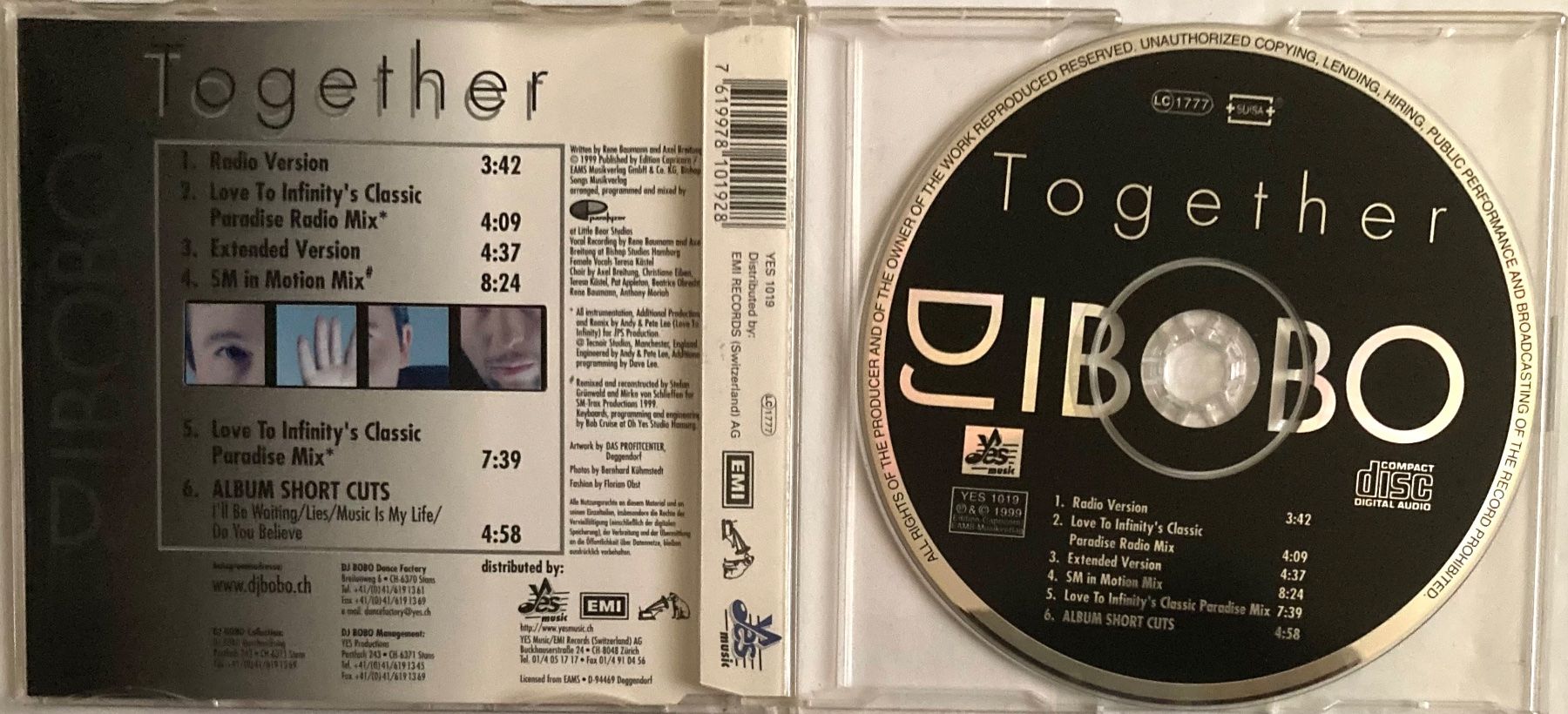 CDs: DJ BOBO - TOGETHER – D'occasion à Poliez-Pittet par Newtown-Records 1