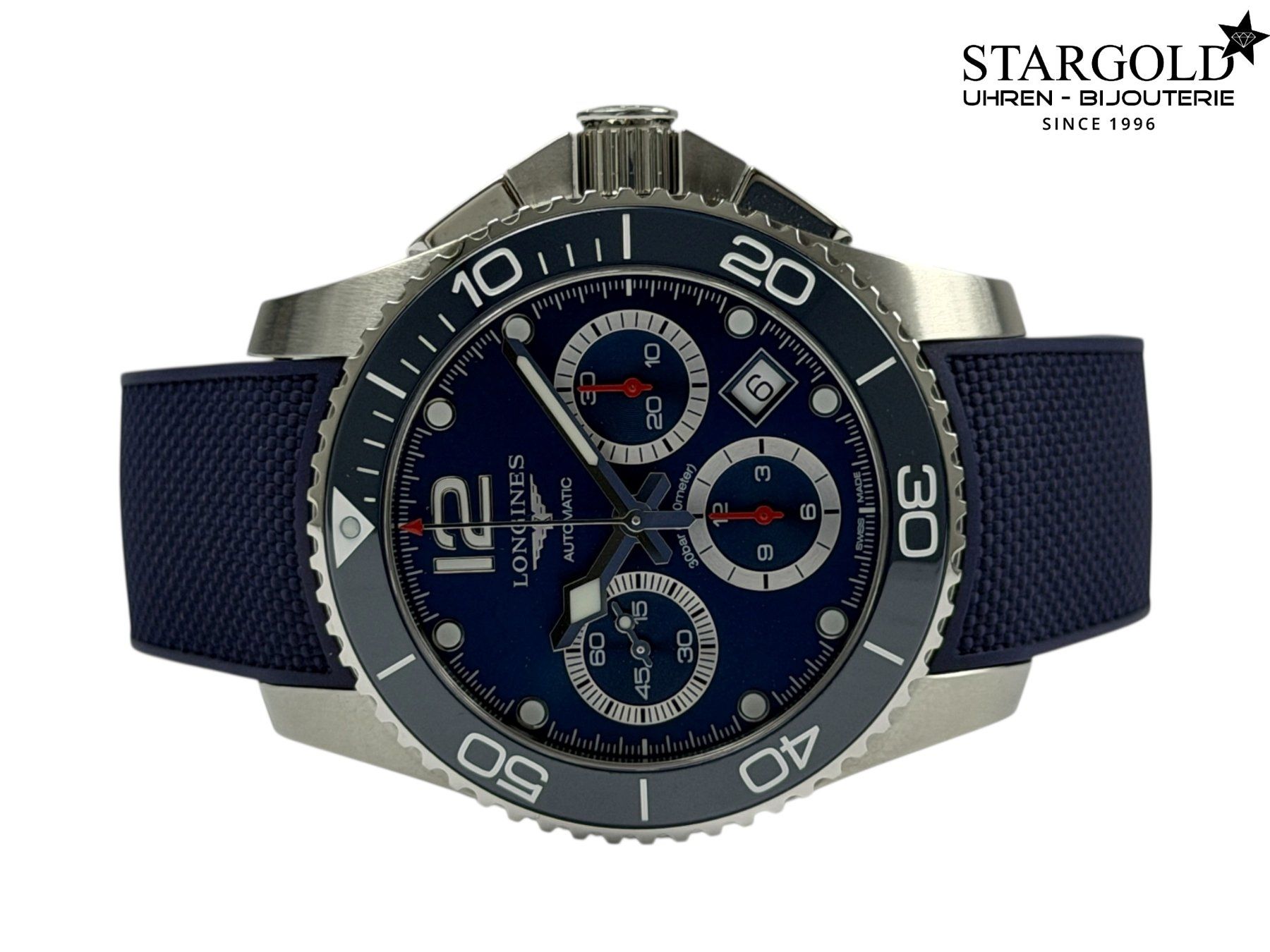 Longines Orologi: Longines HydroConquest Chronograph - L3.883.4.96.9 – Usato da Zürich venduto da Stargold-Uhren 5