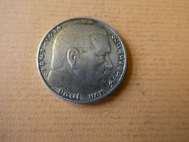 Dt. Reich 1937 D, 2 Reichsmark - Silber