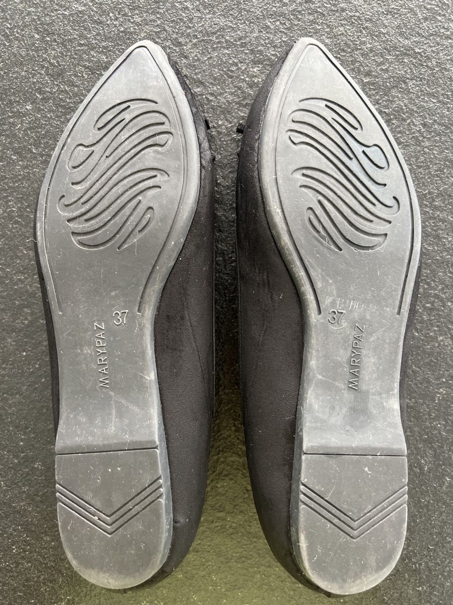 Scarpe da donna: Stoff Ballerina Gr. 37 /Schwarz – Usato da HORGEN venduto da vladibarca10 3