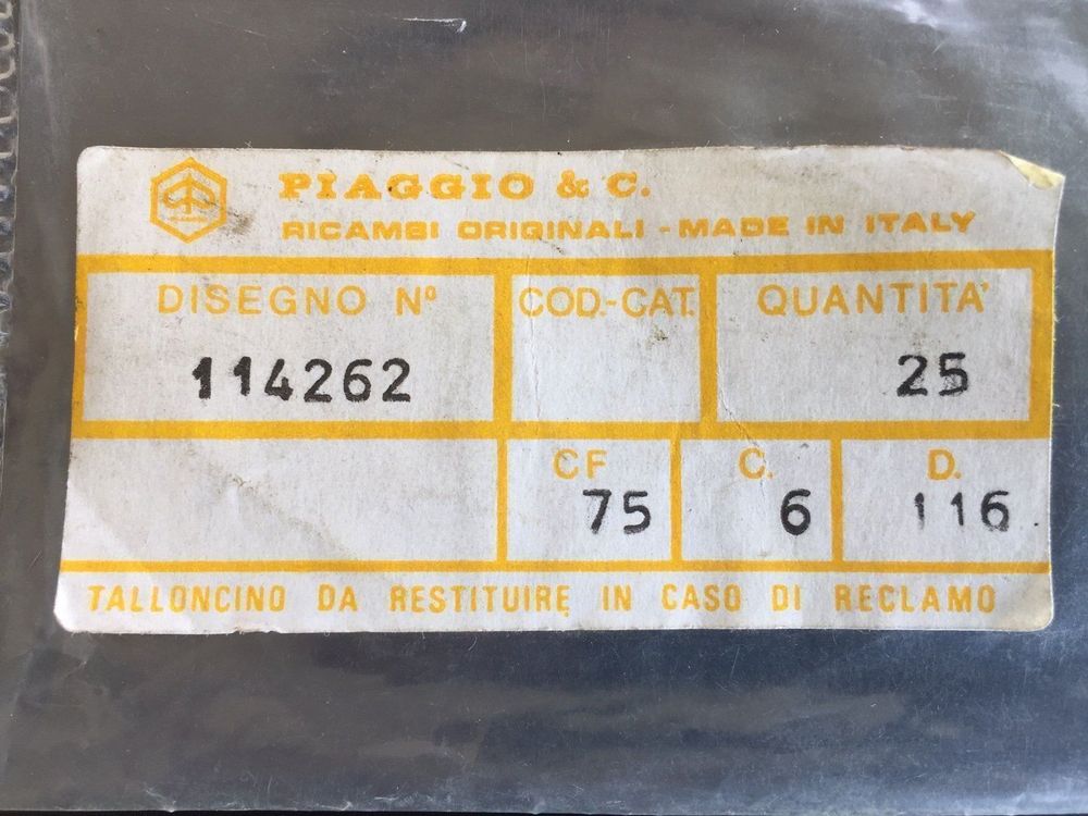 2EXTREME Pedalsatz Für VESPA Ciao & Bravo - Kunststoff Pedale Mit Reflektoren