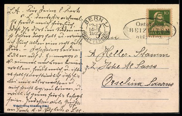 Cartoline postali: AK Bern, Bahnhofplatz u. Heiliggeistkirche – Usato da Berlin venduto da bartko-reher 1