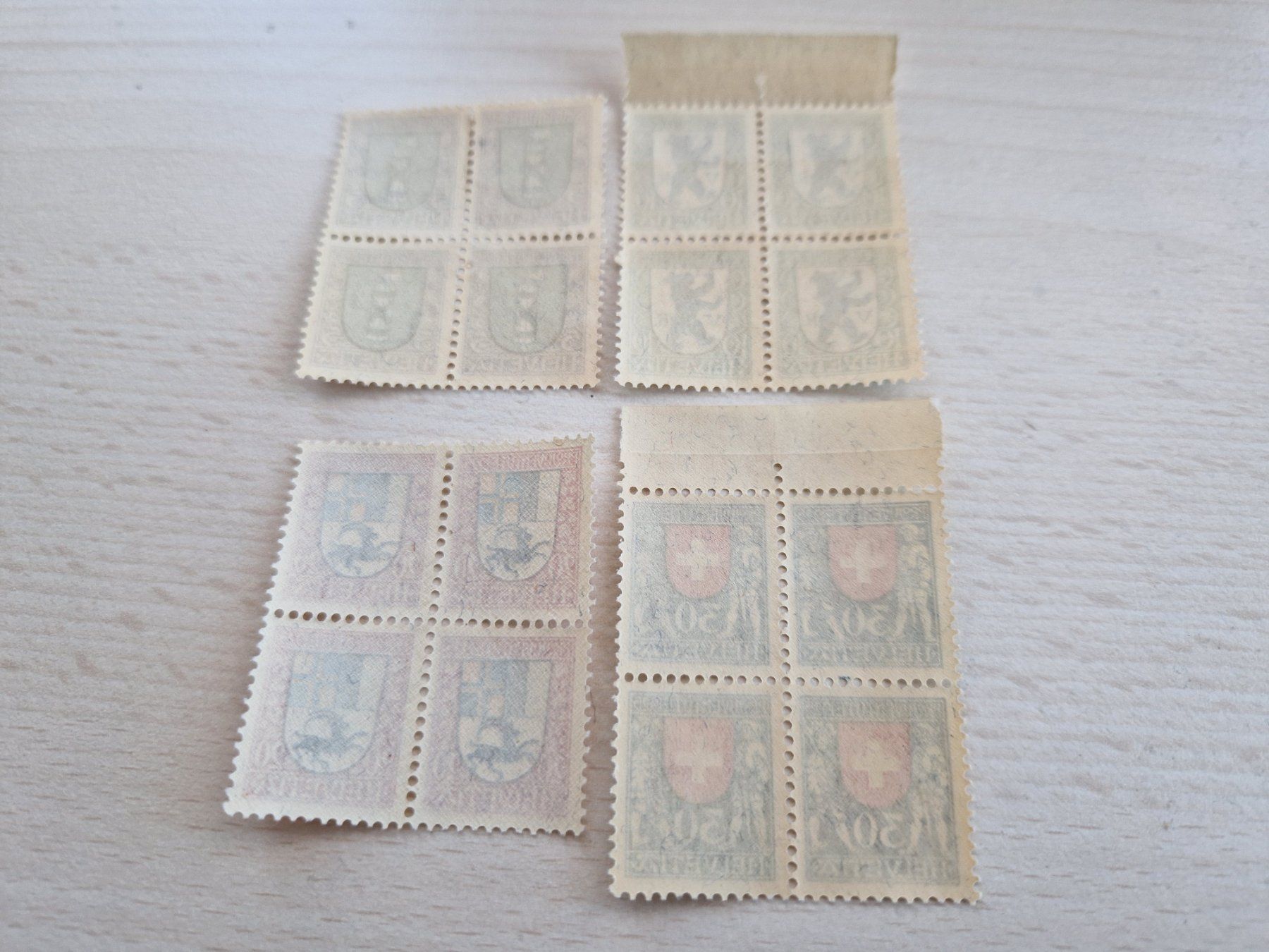 Tutti i francobolli: PJ 1925 im 4er Block, postfrisch, ab 1.- – Usato da Burgdorf venduto da Glossy01 1