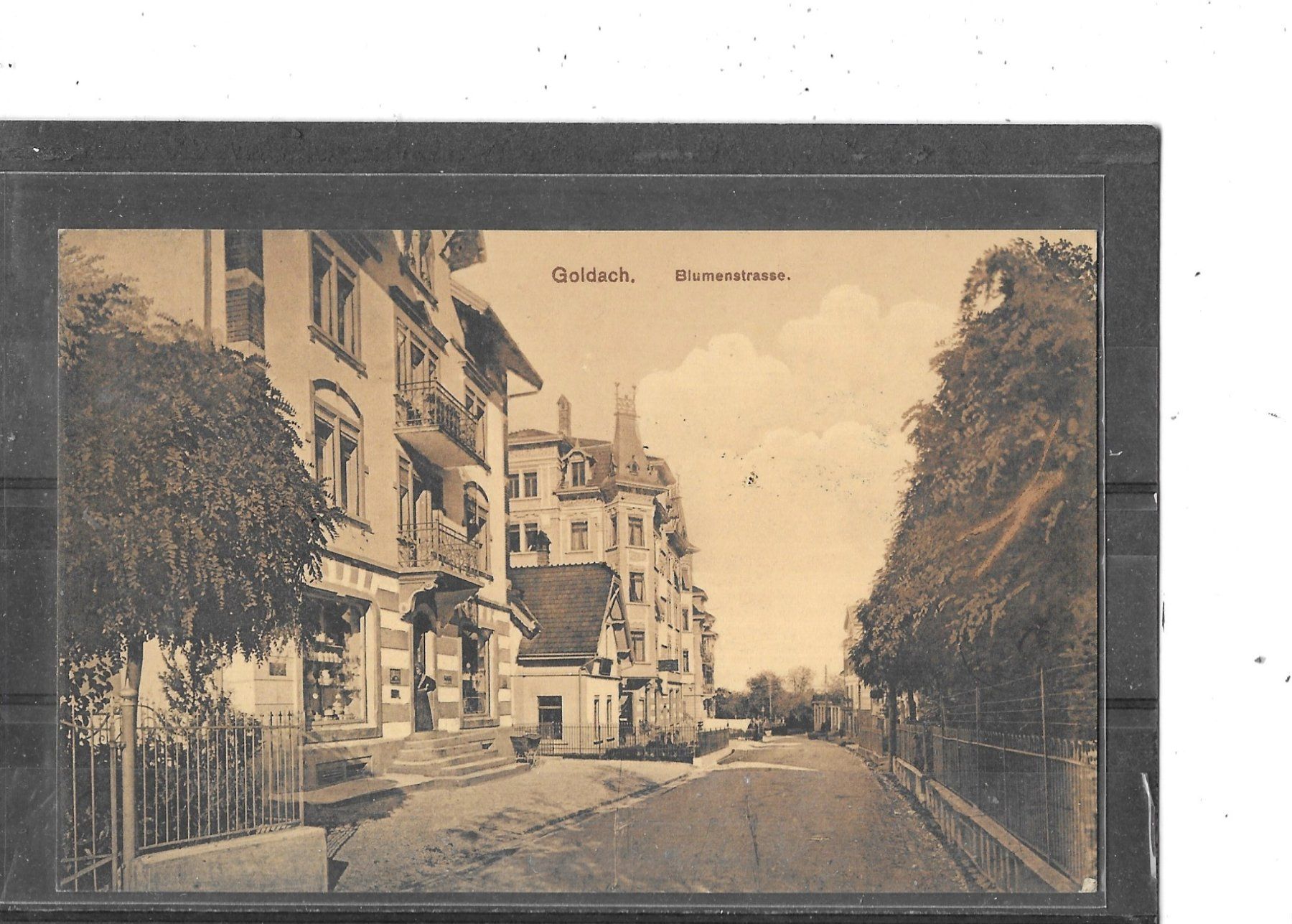 Cartoline postali: SG Goldach 1914 Blumenstrasse – Usato da Schocherswil venduto da Wilare