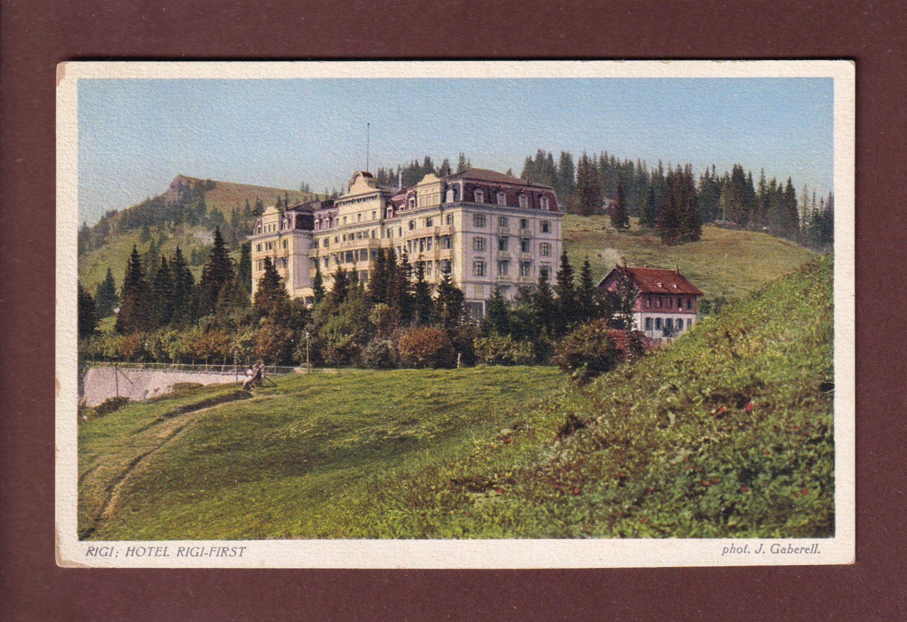 Cartoline postali: RIGI - Hotel Rigi-First – Usato da Pully venduto da nicecards