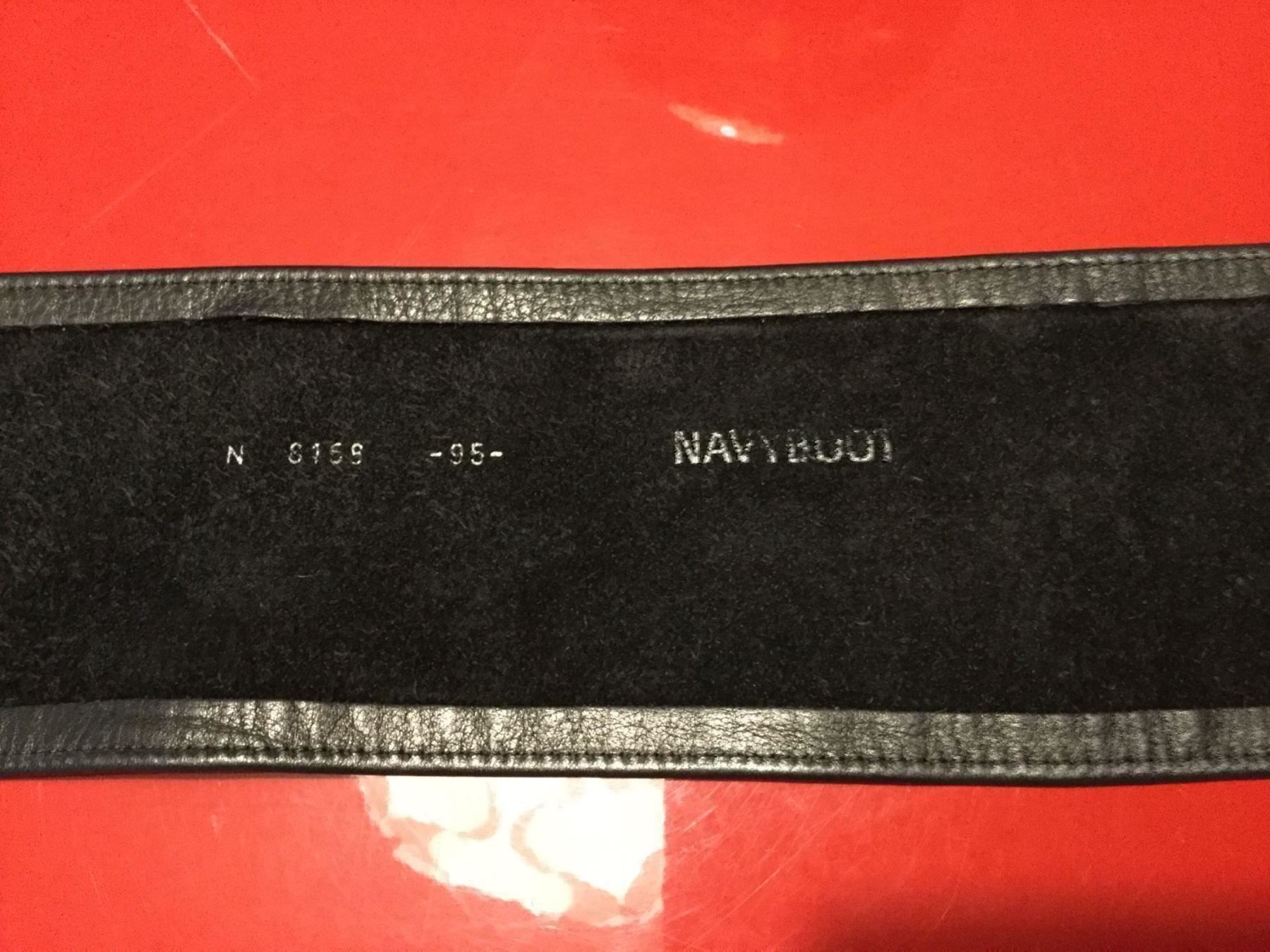 Navyboot Cinture: JOLIE CEINTURE NAVYBOOT EN CUIR – Usato da Brügg BE venduto da traindenuit 2
