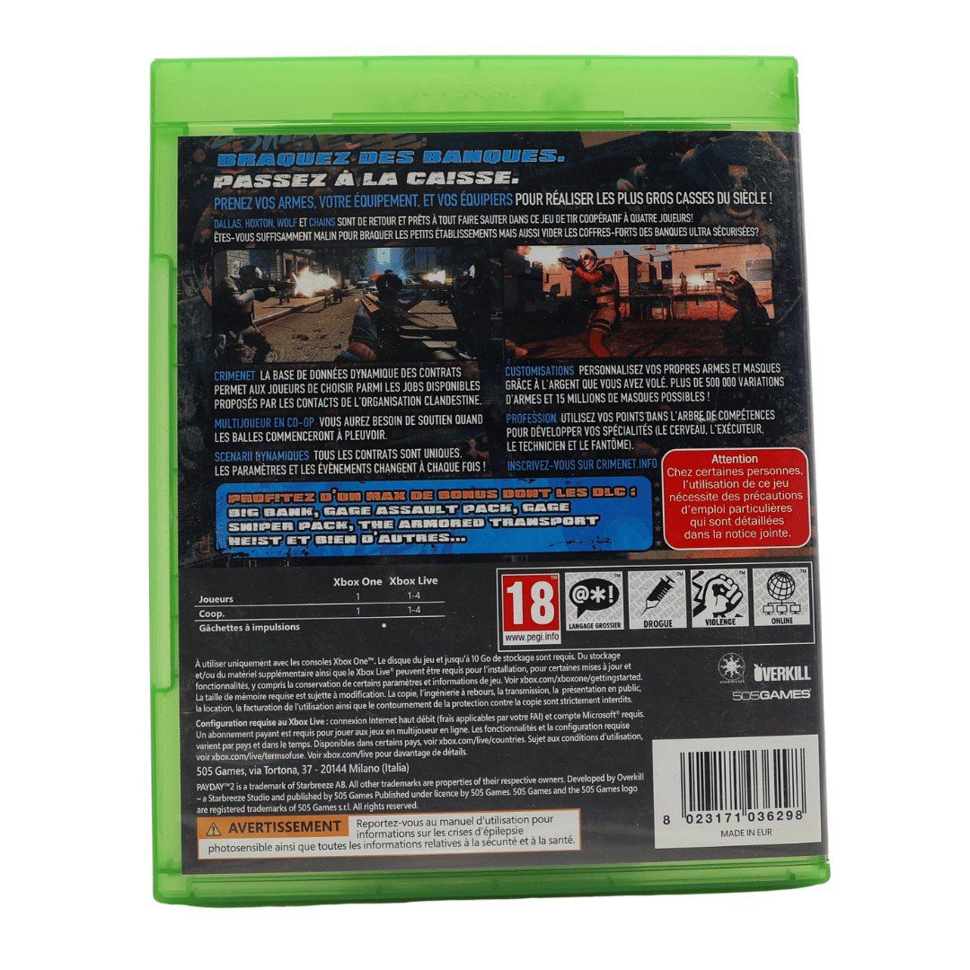 Giochi: Payday 2: Crimewave - XBOX ONE – Usato da Paudex venduto da dindeboy 1