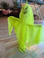 Halloween Deko Geist neongelb zum Aufhängen