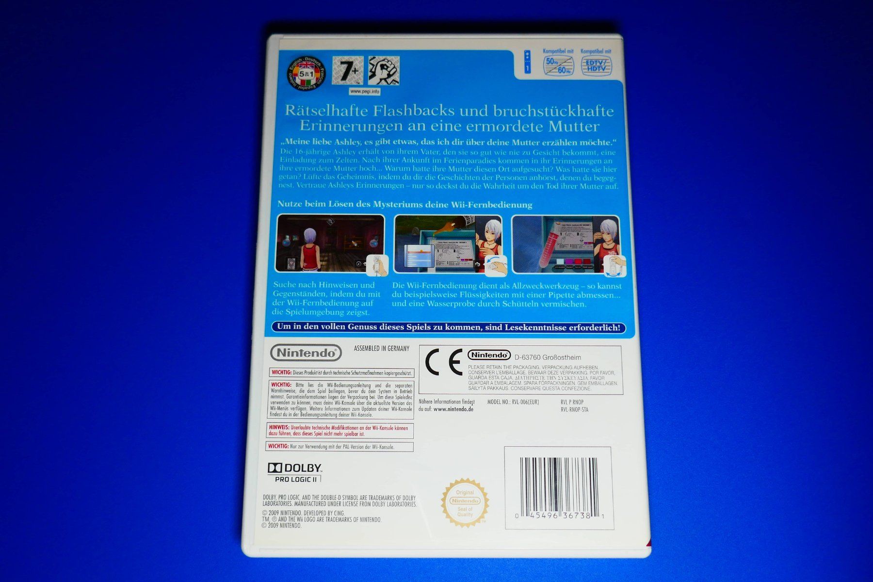Nintendo Giochi: Another Code R Die Suche nach der Verborgenen Erinnerung Wii – Usato da Vuarrens venduto da Espace-Retro 2
