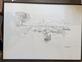 Skizze von Basel von H. Bürgin ab 1Fr !