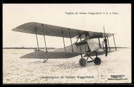 Foto-AK Sanke Nr. 1014: Gotha, Flugplatz