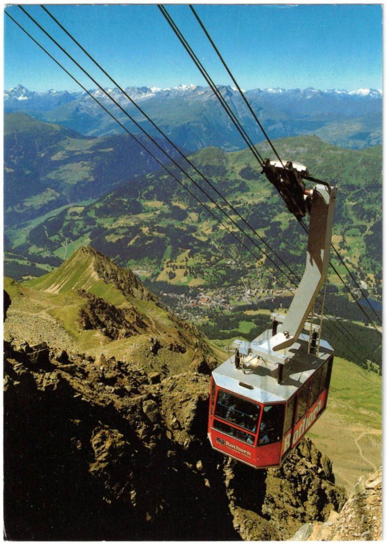 Ansichtskarten: Lenzerheide - Luftseilbahn Rothorn – Gebraucht aus Binningen von Mountainrider