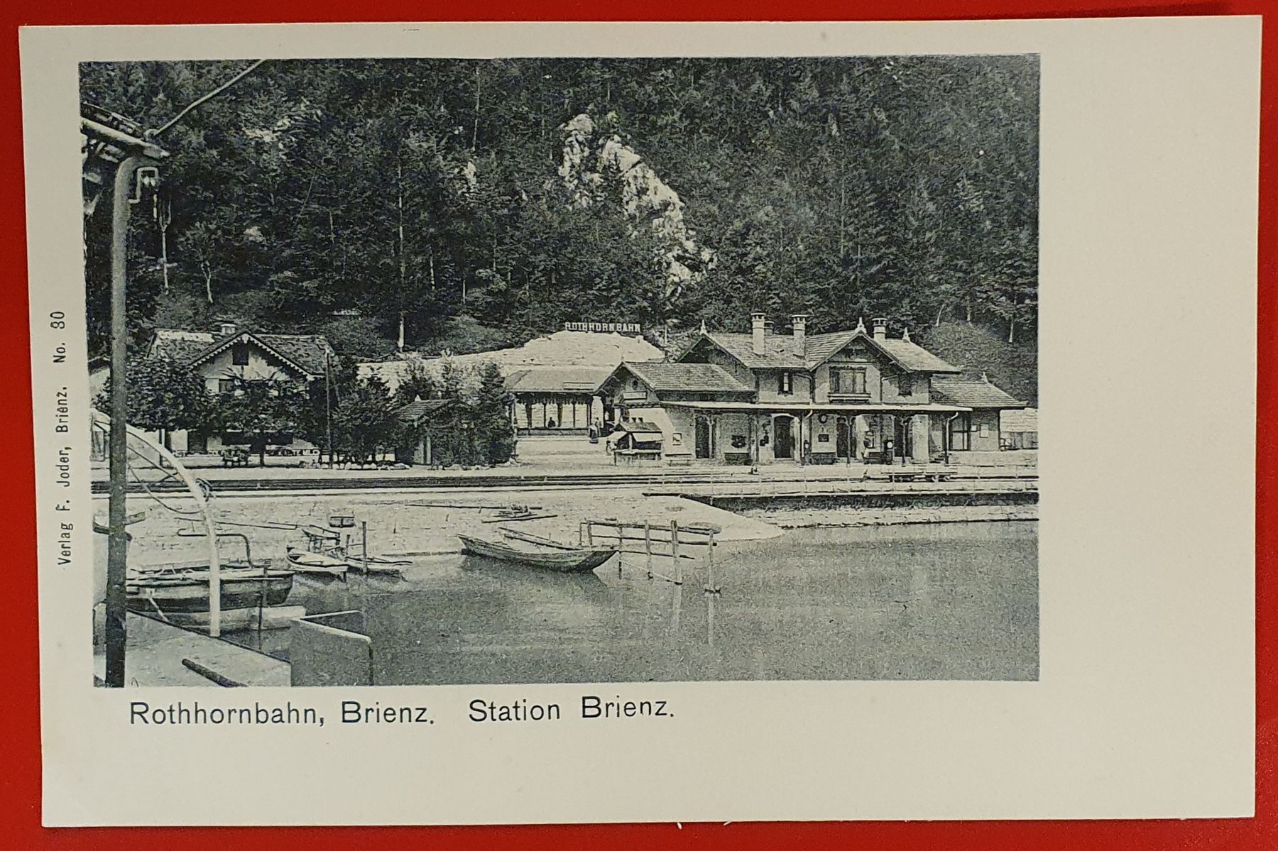 Cartoline postali: Rothhornbahn, Brienz - Station Brienz. – Usato da Kreuzlingen venduto da Rschweiz1