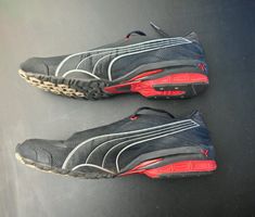 Puma Schuhe, Herren, Grösse 43, Schwarz/Rot, Top Zustand!