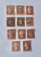 Collection de timbres anciens «One Penny» à saisir!