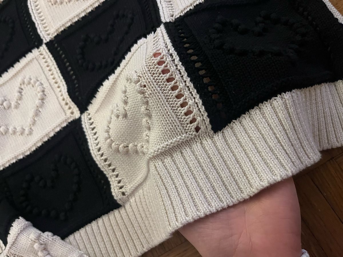 Stradivarius Maglioni & Felpe: Stradivarius Pullover Gr. S 100% Baumwolle Herzmuster – Usato da Zürich venduto da MrsWollishofen 6
