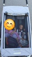 Croozer Kid Keeke 2 Kinderanhänger Fahrradanhänger grau