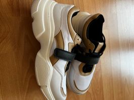 NA-KD Schuhe Sneaker Damen weiss/beige/schwarz/braun