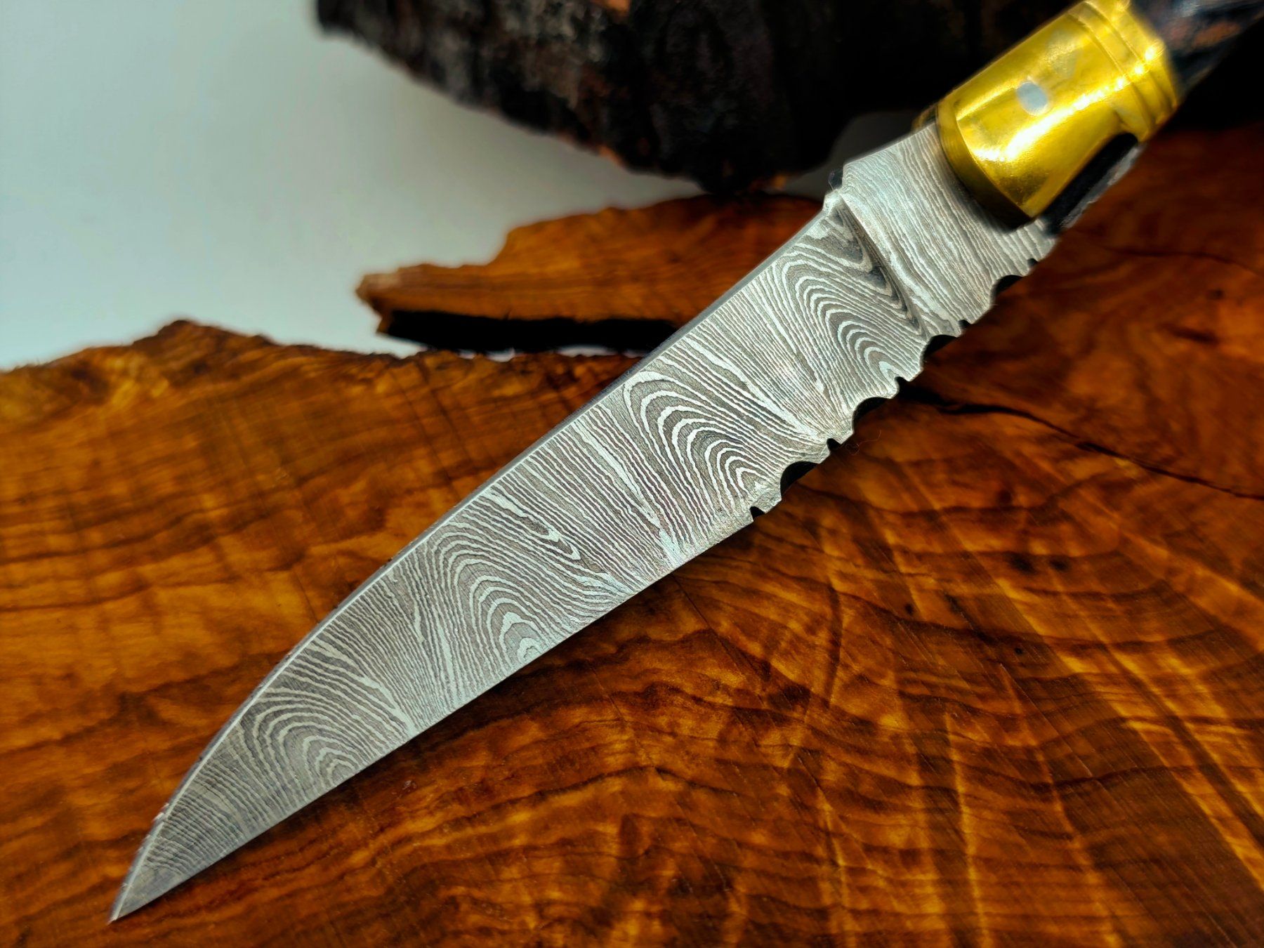 Accessori: Laguiole Damast Messer Klappmesser echtes Damastmesser – Nuovo e nell'imballaggio originale da Arlesheim venduto da Premius_1 3