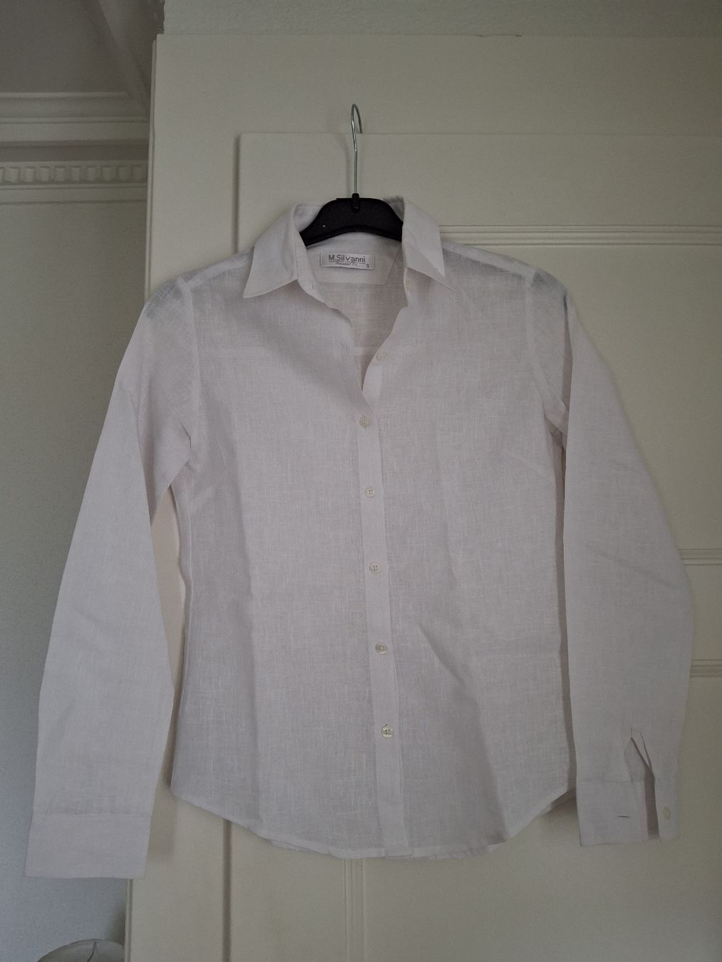 Camicette: Chemise en lin blanche S – Usato da Lausanne venduto da Cognitia
