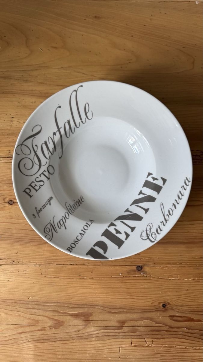 Maisons du monde Piatti: 6 Pastateller von Maisons du Monde – Nuovo (secondo la descrizione) da Luzern venduto da bettygreen