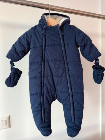 Cyrillus – Combinaison pilote d'hiver bleu marine – 3 mois