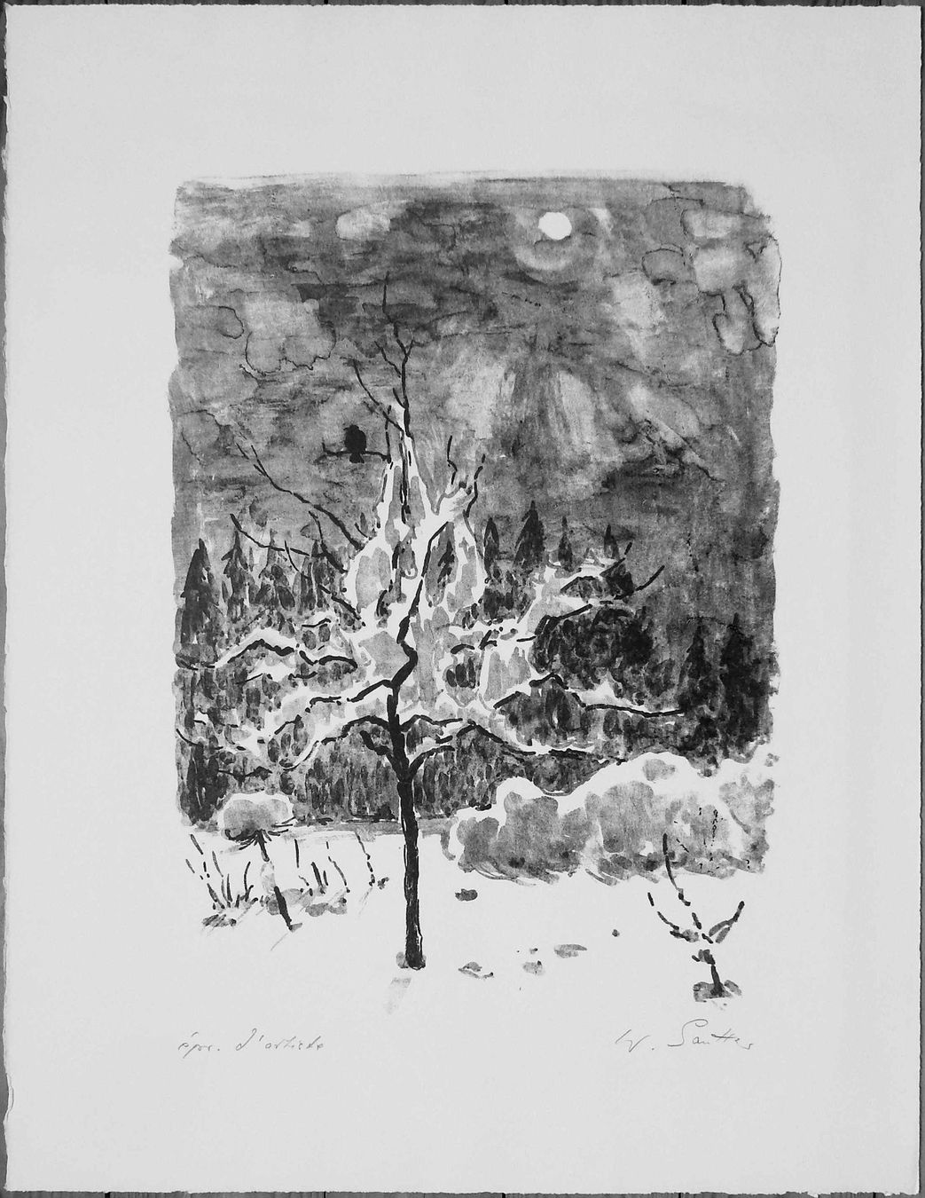 Grafica & Litografie: Walter Georg Sautter - Lithographie – Nuovo (secondo la descrizione) da Burgdorf venduto da Joggigring